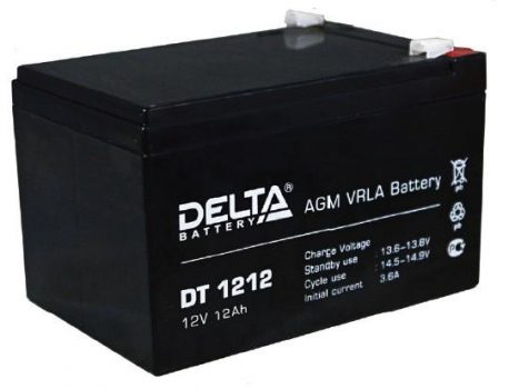 Delta аккумуляторная батарея 12v12AH