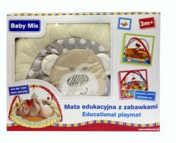 Мишка развивающий коврик Baby Mix - вид 1 миниатюра