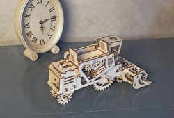 Комбайн Ugears 3d конструктор - вид 6 миниатюра