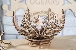 Механический цветок Ugears 3d конструктор - вид 4 миниатюра